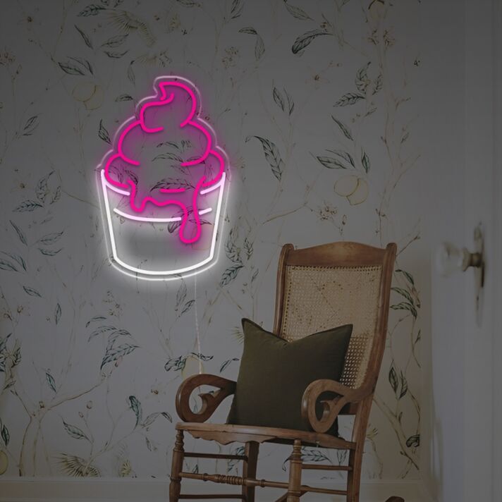 Cup Cake LED Neon Sign