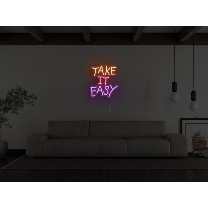 Take It Easy Neon Sign