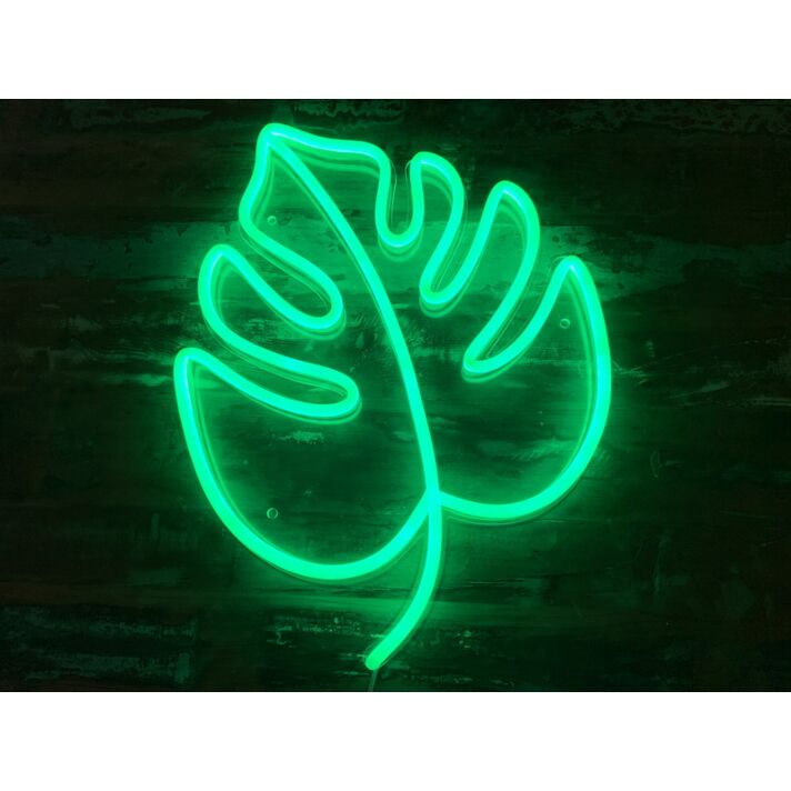 Tropical Leaf Neon Sign
