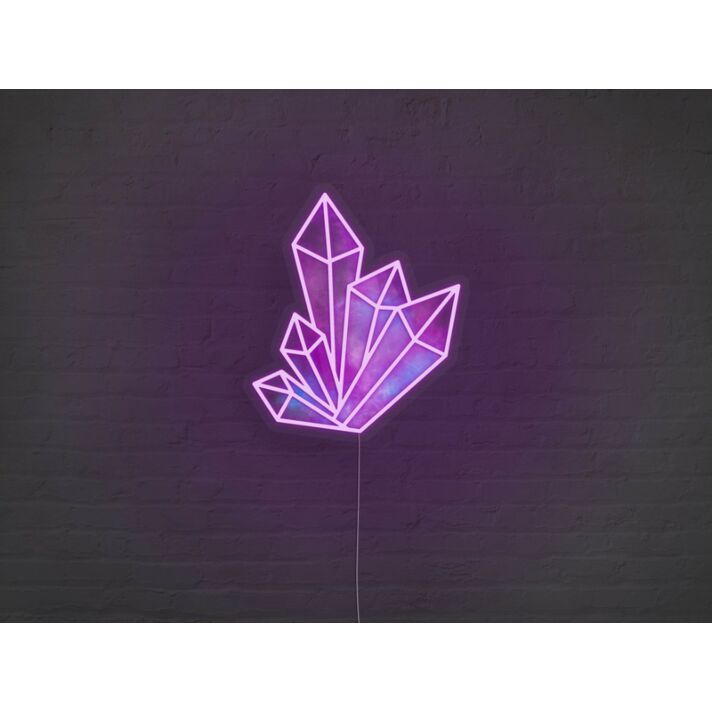 Crystals Neon Sign