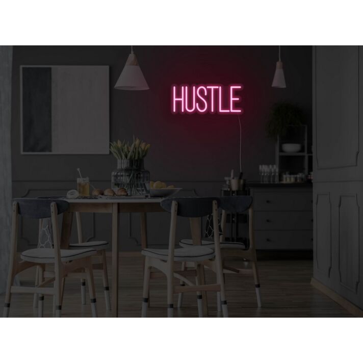 Hustle Neon Sign