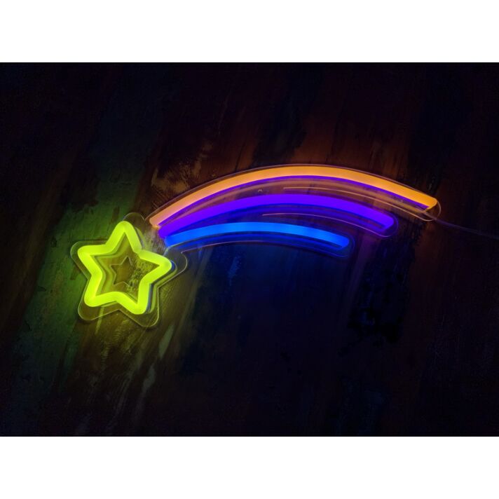 Shooting Star Neon Sign