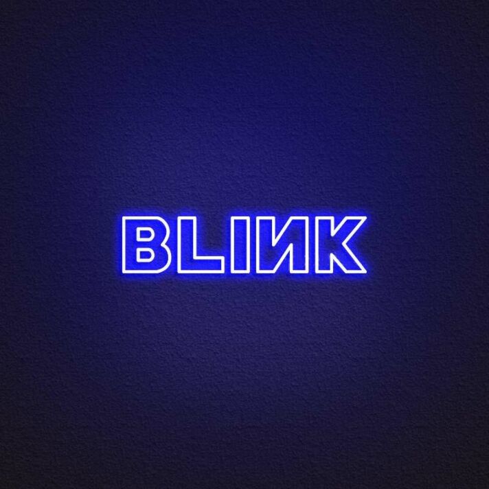 Blink Neon Sign