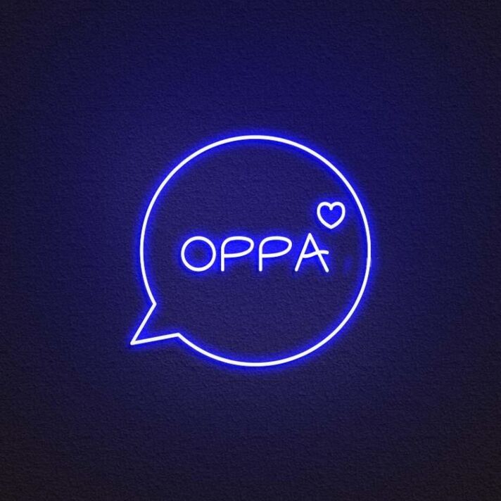 Oppa Neon Sign