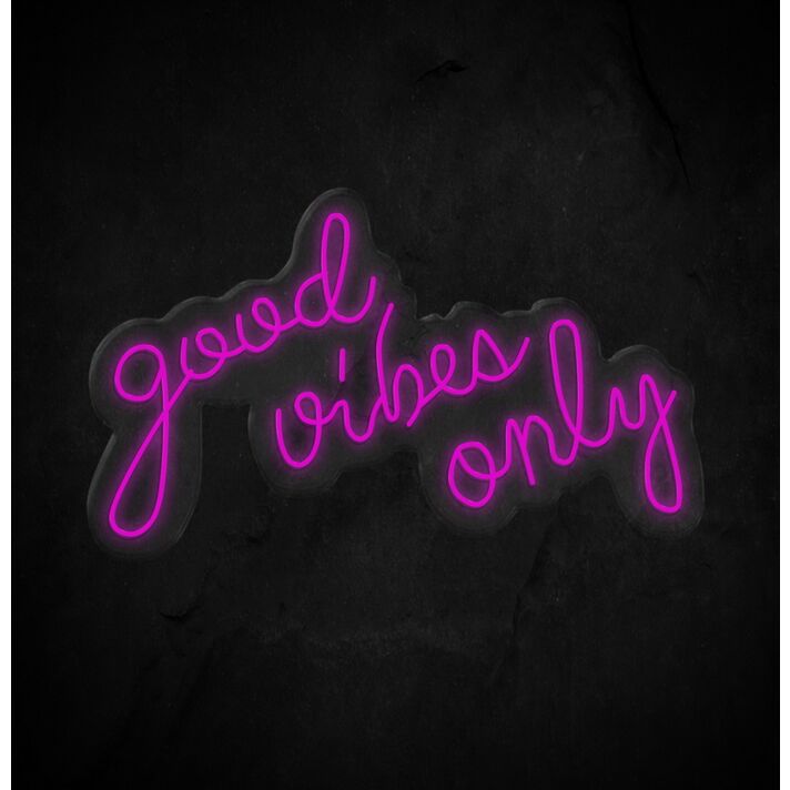 Good Vibes Only Neon Sign