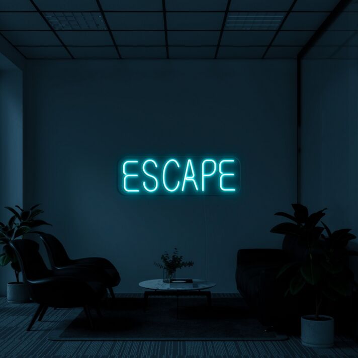 Escape Neon Sign