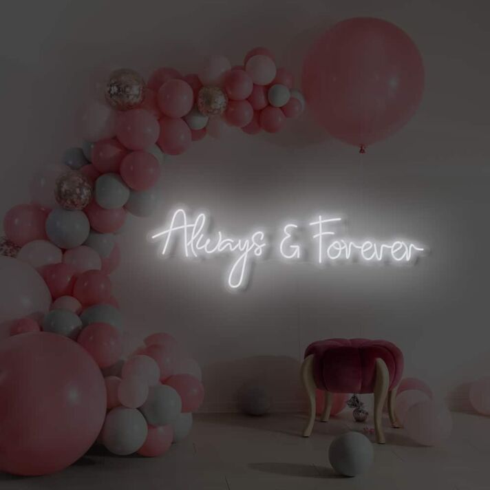 Forever & Ever LED Neon Sign