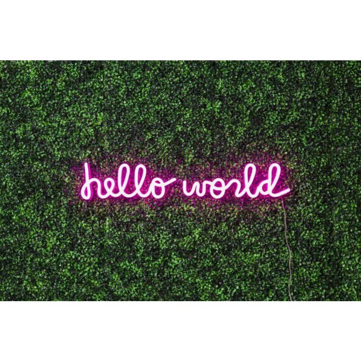 Hello World Neon Sign