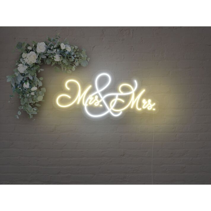 Mrs And Mrs Neon Sign
