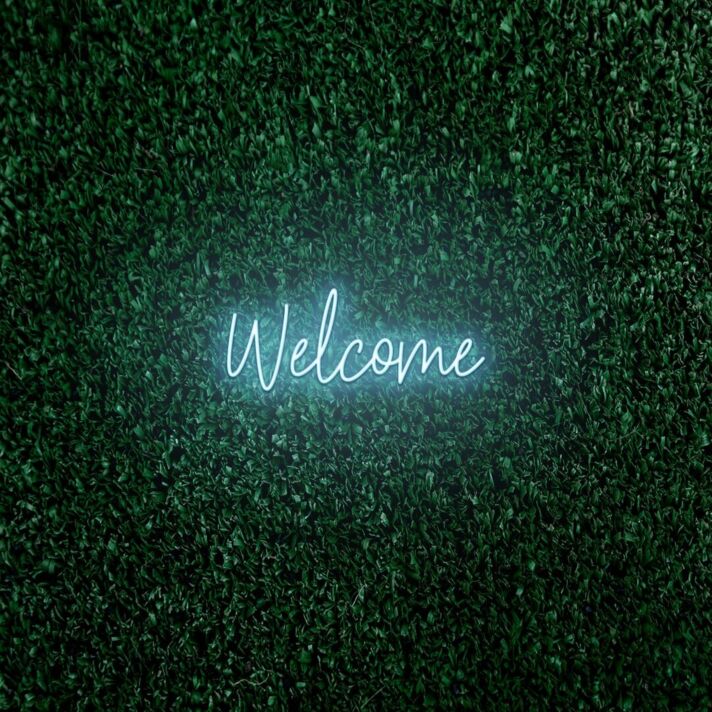 Welcome LED Sign