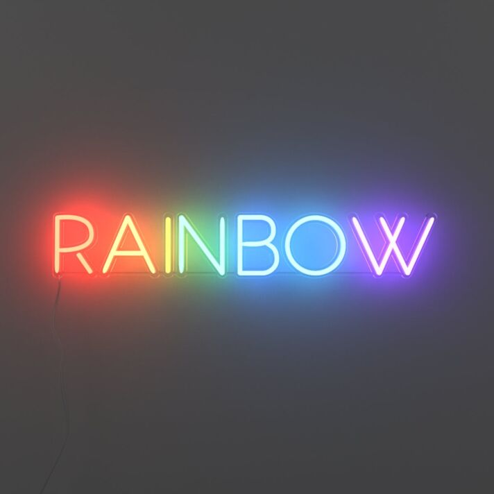 Rainbow Neon Sign