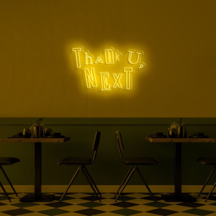 Thank U Next V1 Neon Sign