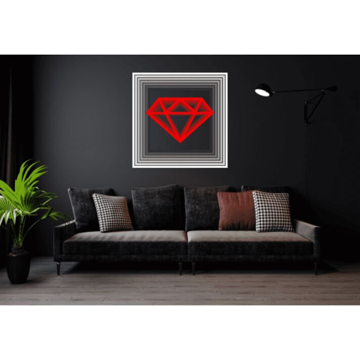 Diamond Infinity Mirror Neon Sign