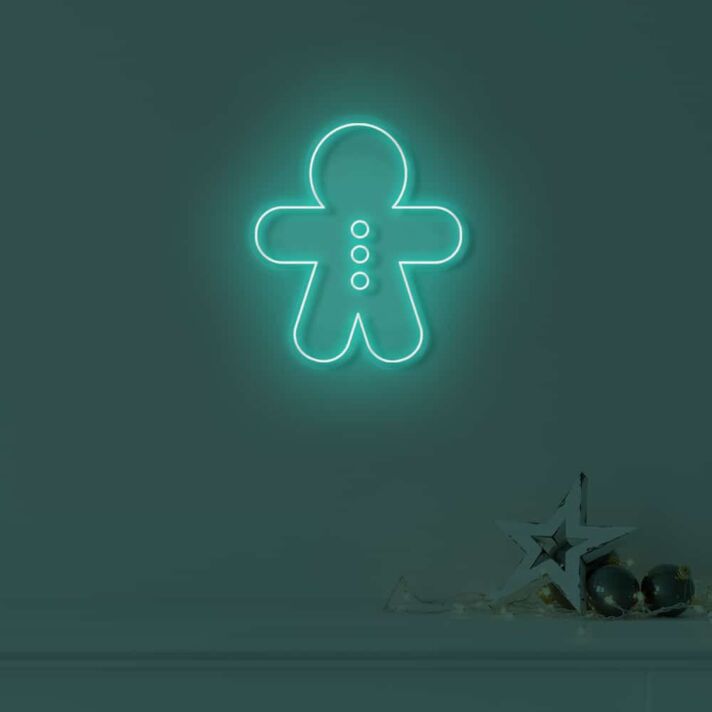 Gingerbread Man LED Neon Sign
