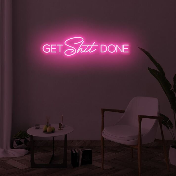 GET SHIT DONE LED Neon Sign