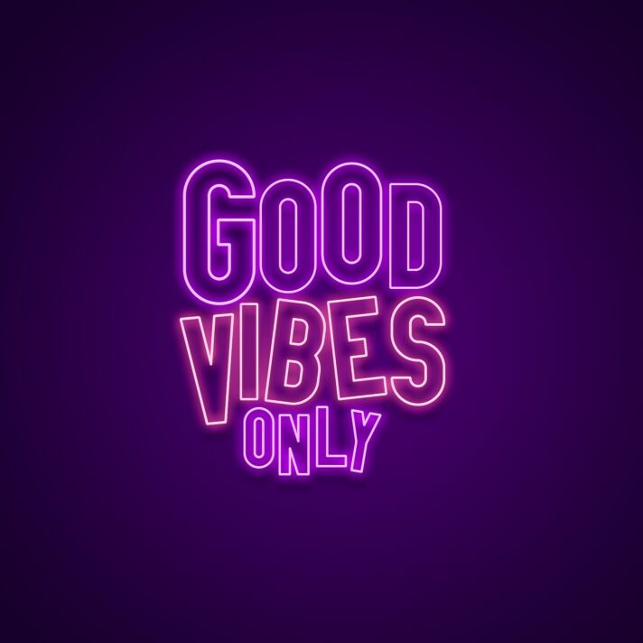Good Vibes Only Neon Sign