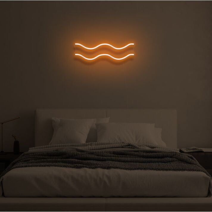 "WATER BEARER, 11th Sign" LED Neon Sign