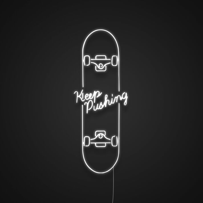 Skateboard Neon Sign