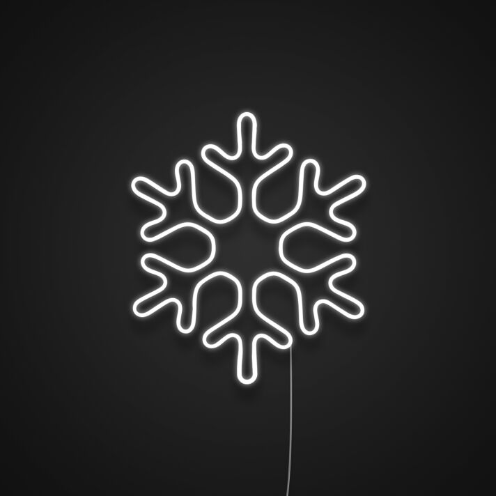 Snowflake Neon Sign