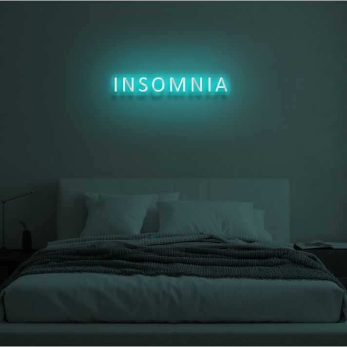 INSOMNIA" LED Neon Sign