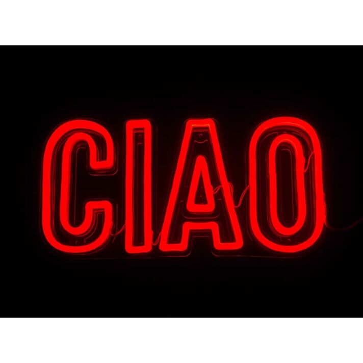 CIAO Neon Sign