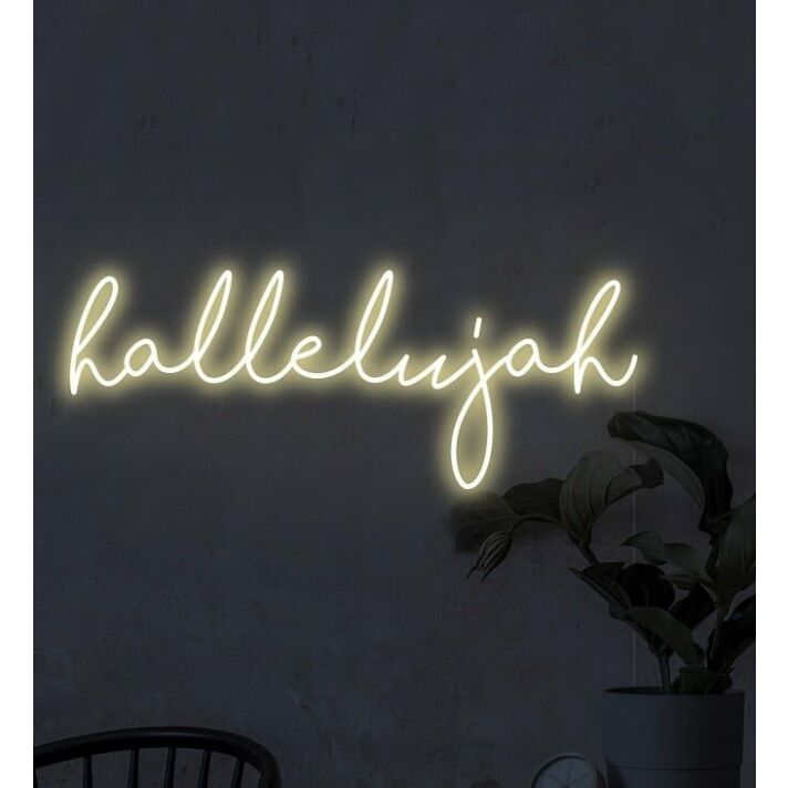 Hallelujah Neon Sign