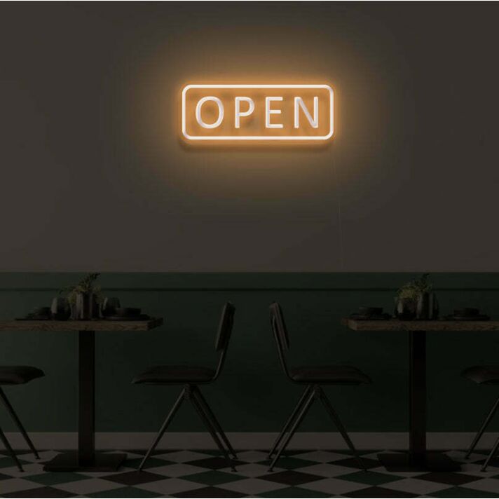 "OPEN" LED Neon Sign