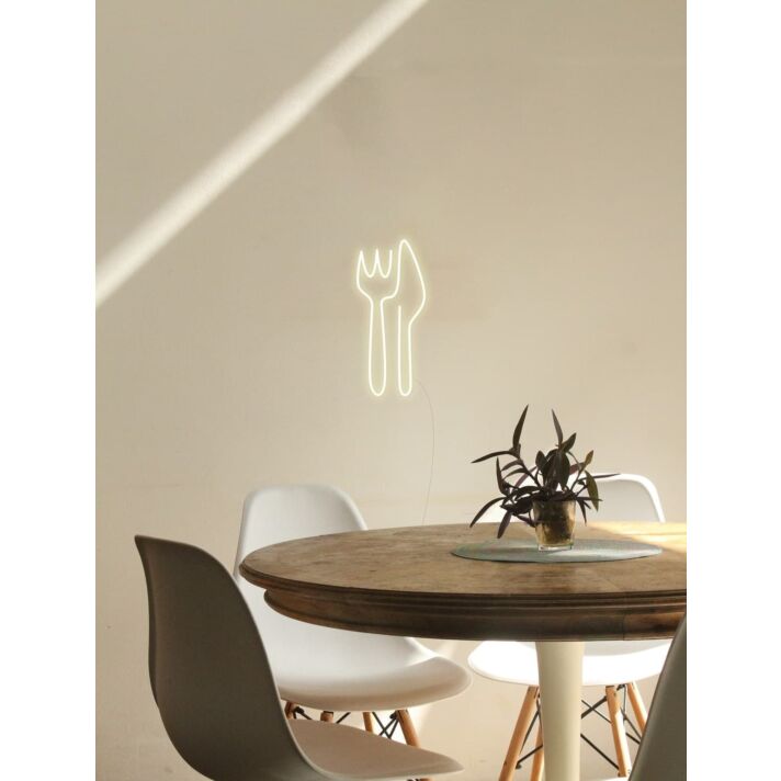 Knife and Fork Neon Sign