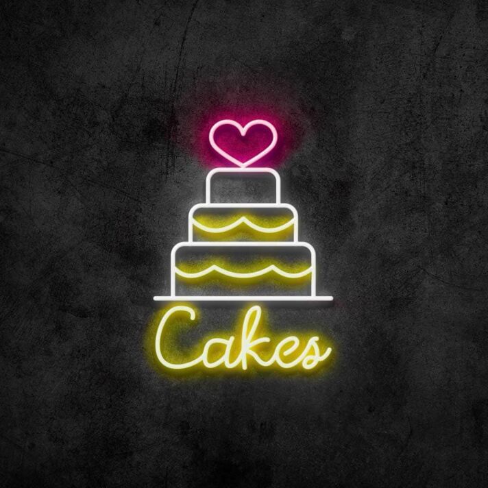 Cake Neon Sign