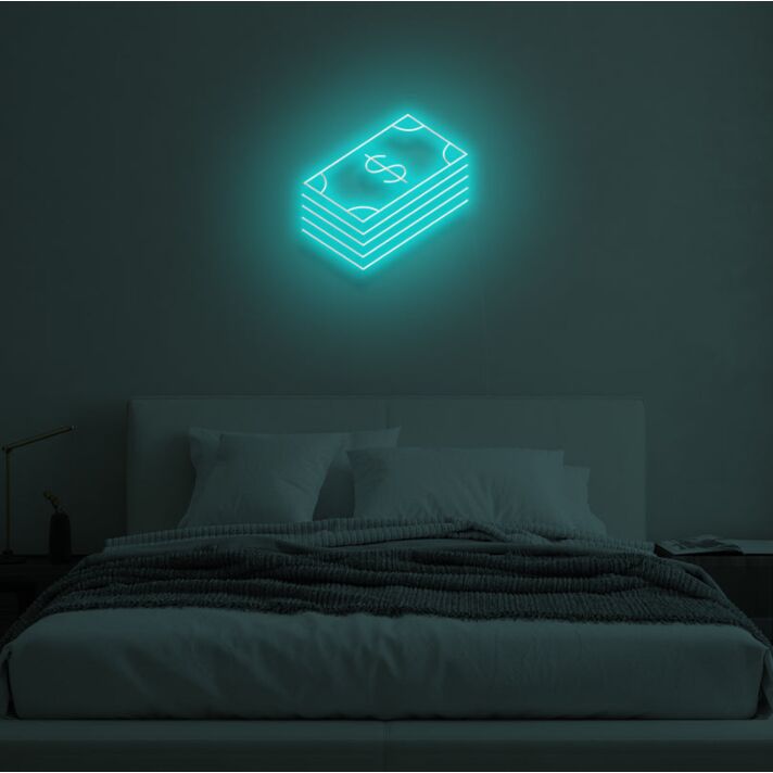 DOLLAR BILLS" LED Neon Sign