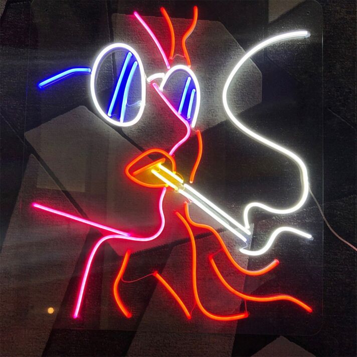 Beauty Smoking Neon Sign