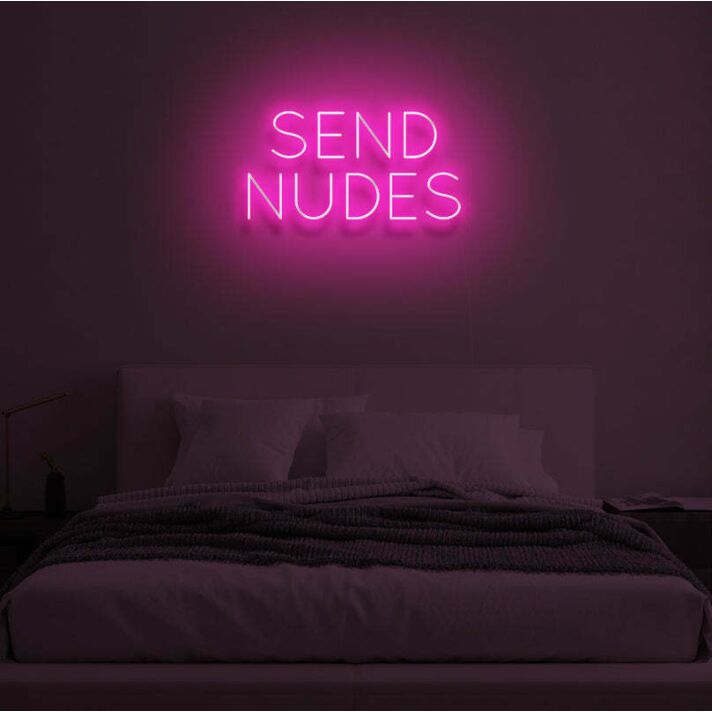 "SEND NUDES" LED Neon Sign