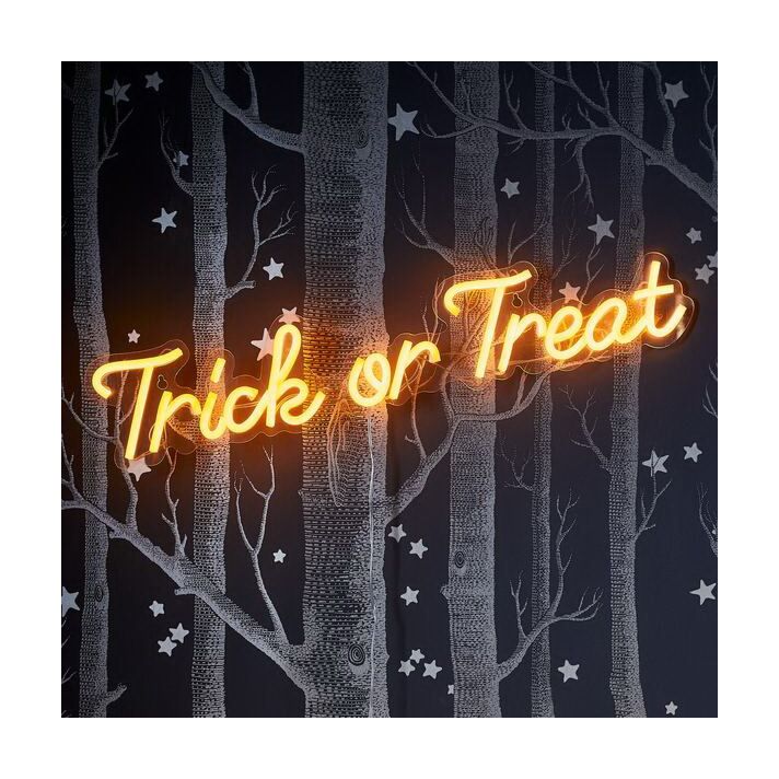 Trick Or Treat Halloween Neon Sign