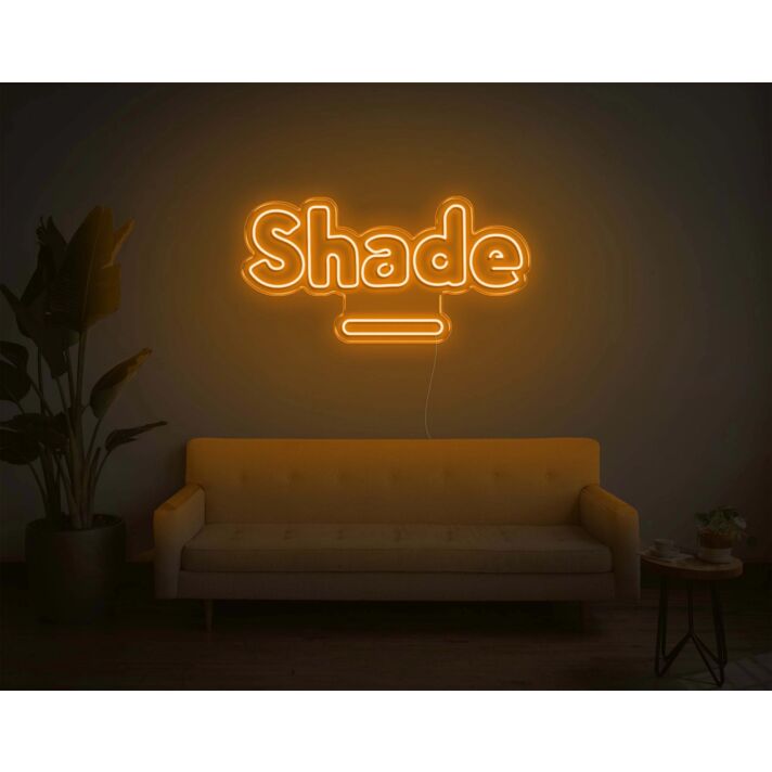 Shade neon sign