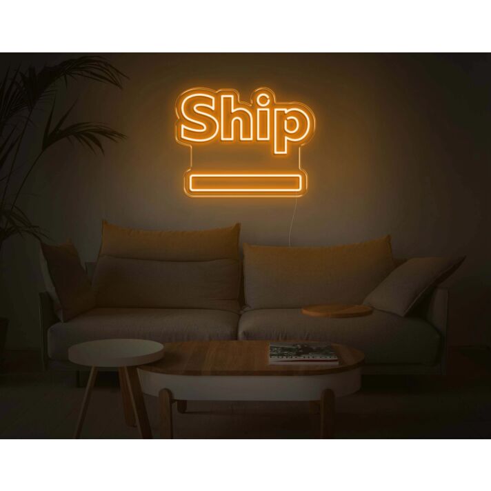 Ship Neon Sign