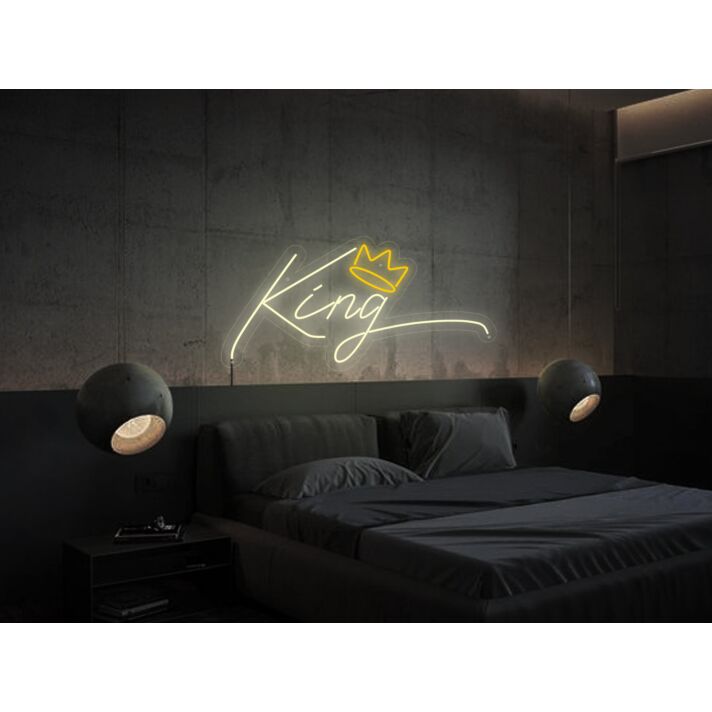 King Neon Sign