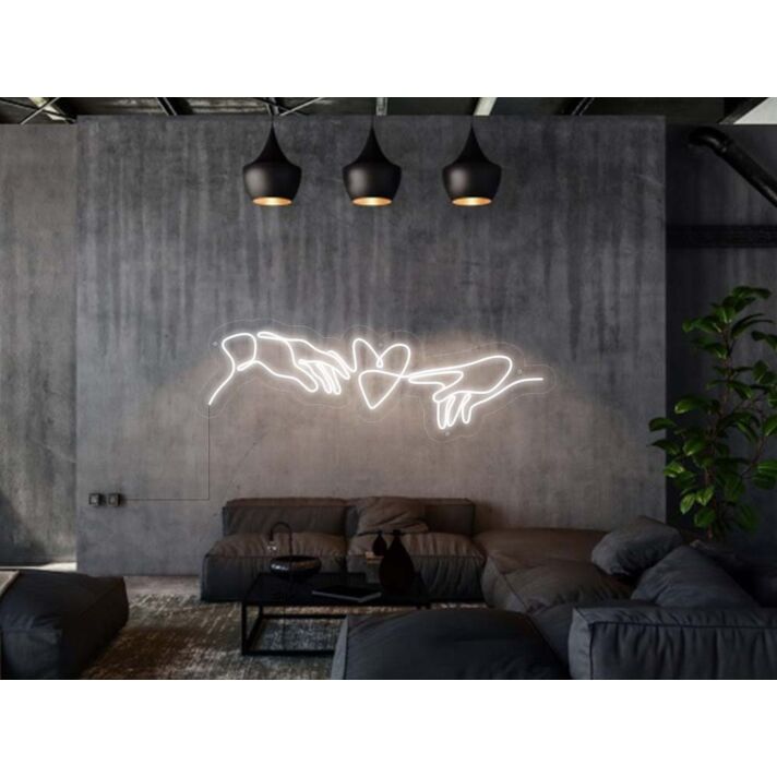 Hands Love Neon Sign