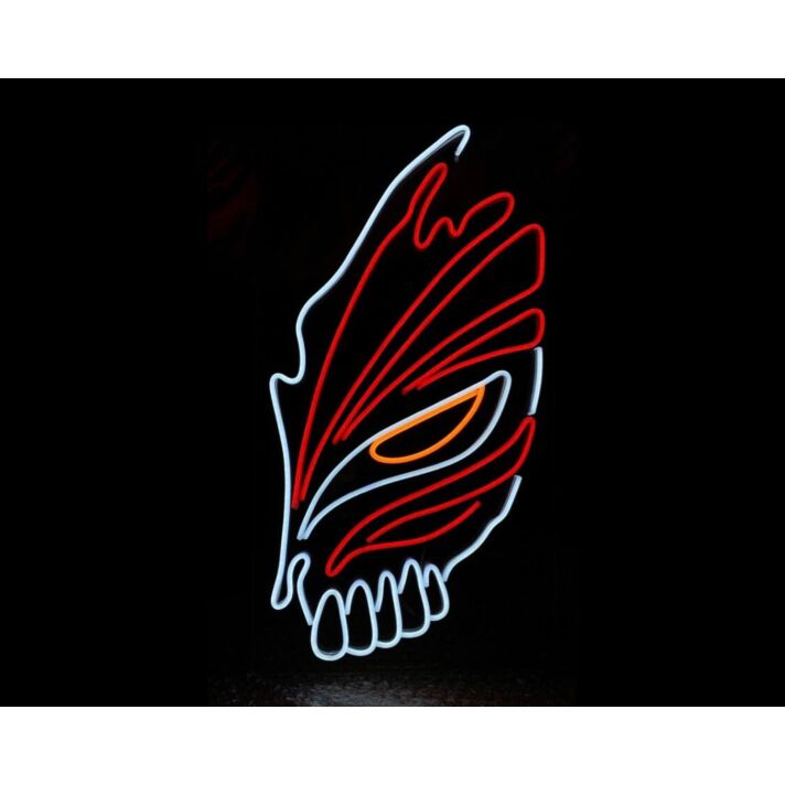 Demon Mask Anime Neon Sign