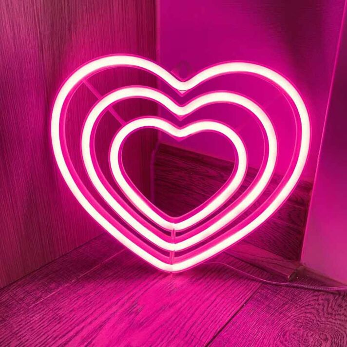Double Heart – Led Neon Sign