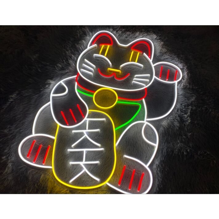 Lucky Cat V2 Neon Sign MNC42028