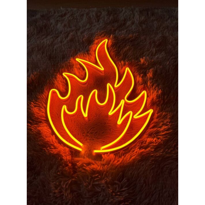 Fire Flame Neon Sign