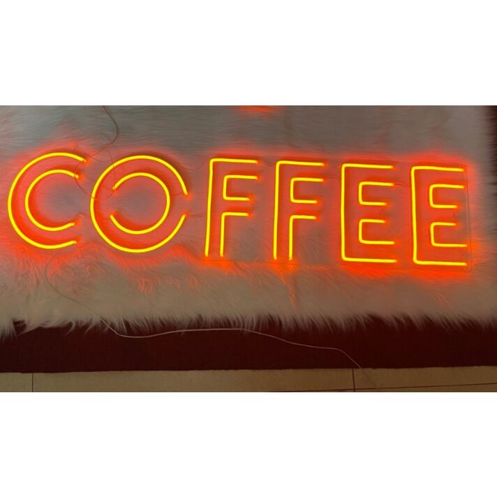 Coffee Double Line Neon Sign