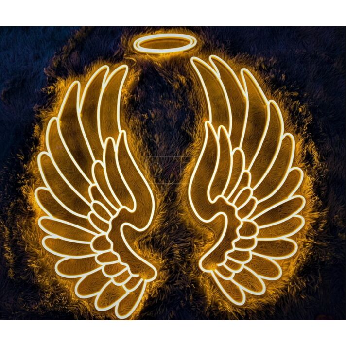 Angel Wings Party Neon Sign