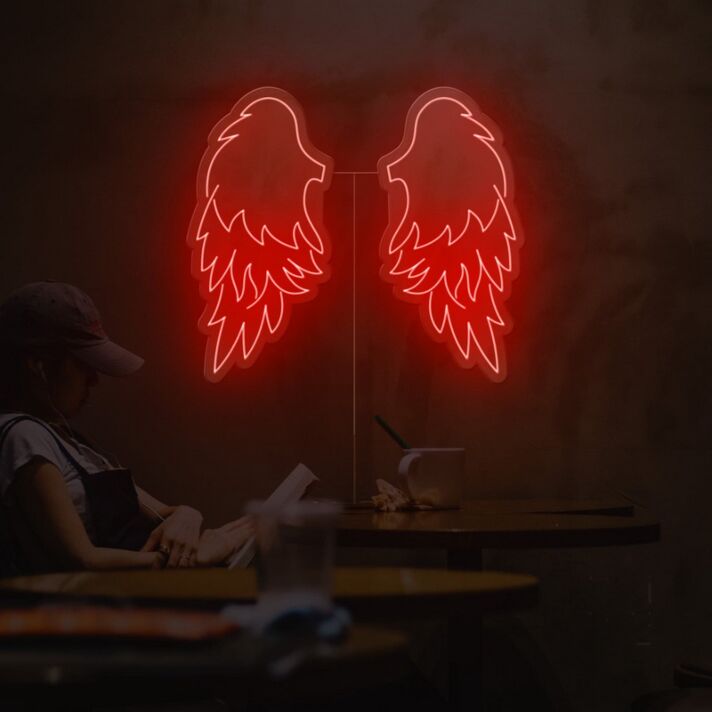 Angel Wings Neon Sign