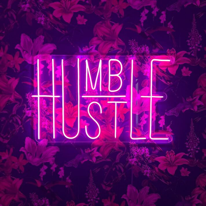 Humble Hustle Neon Sign