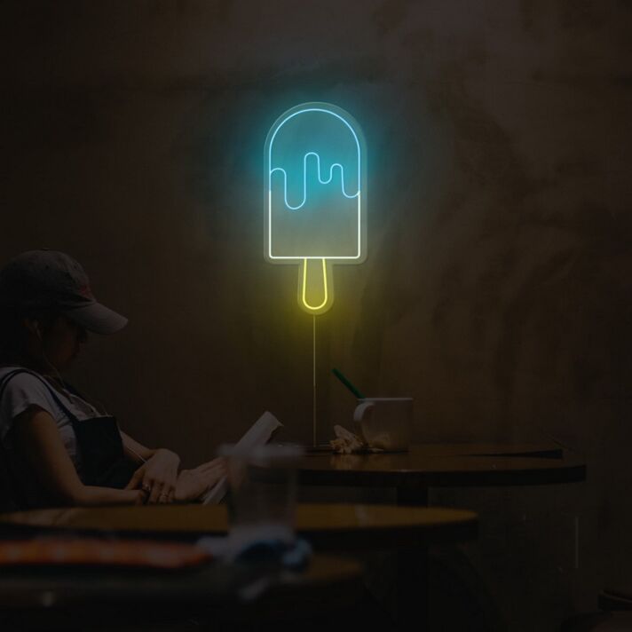 Ice Cream Stick Neon Sign