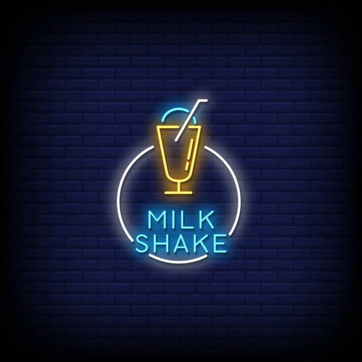 Milk Shake Neon Sign