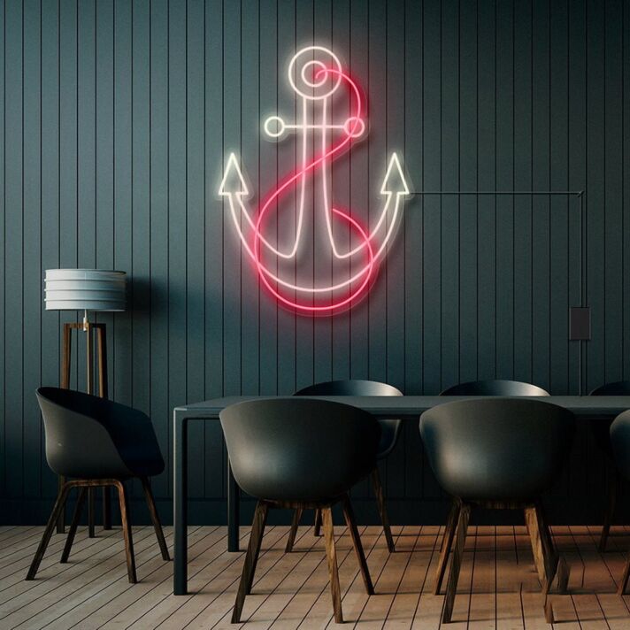 Marine Anchor Neon Sign