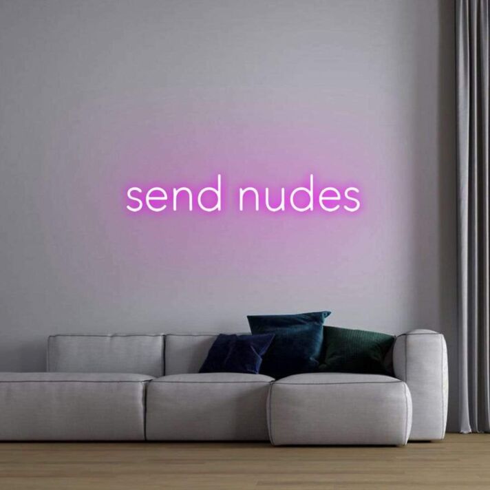 'Send Nudes' Neon Sign