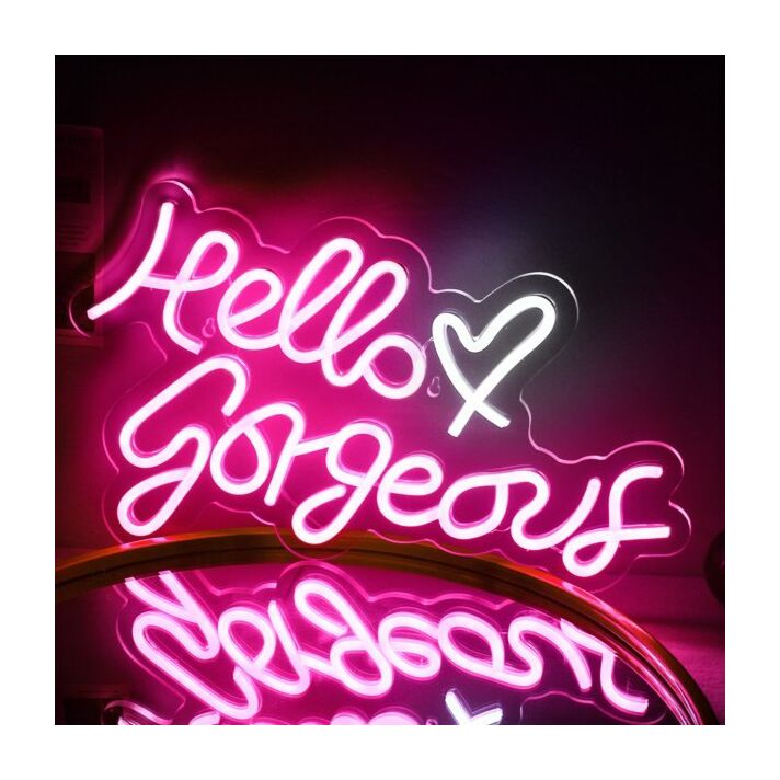 Hello Gorgeous Neon Sign